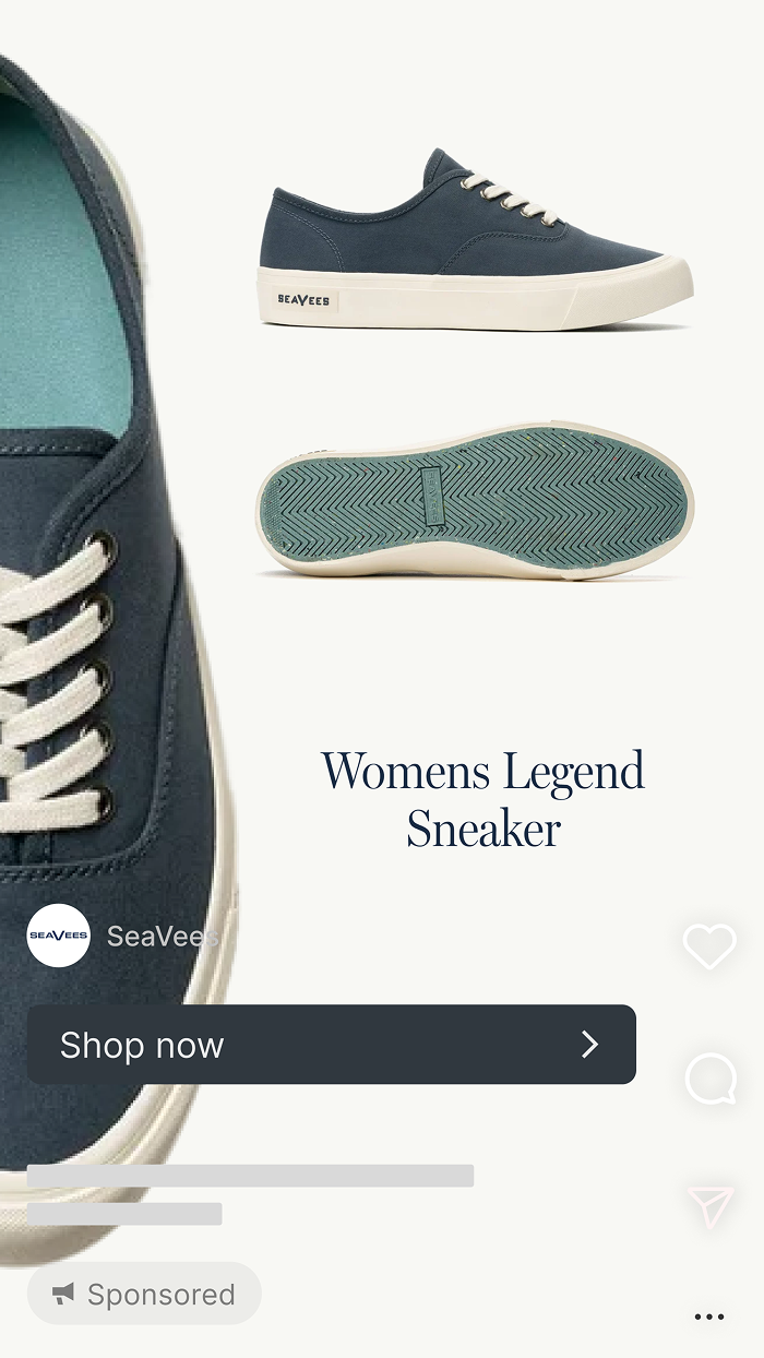 DPA ad created by Socioh for Seavees in 9:16 dimension