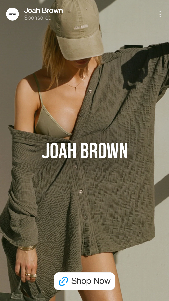 DPA ad created by Socioh for Joah Brown 9:16 dimension