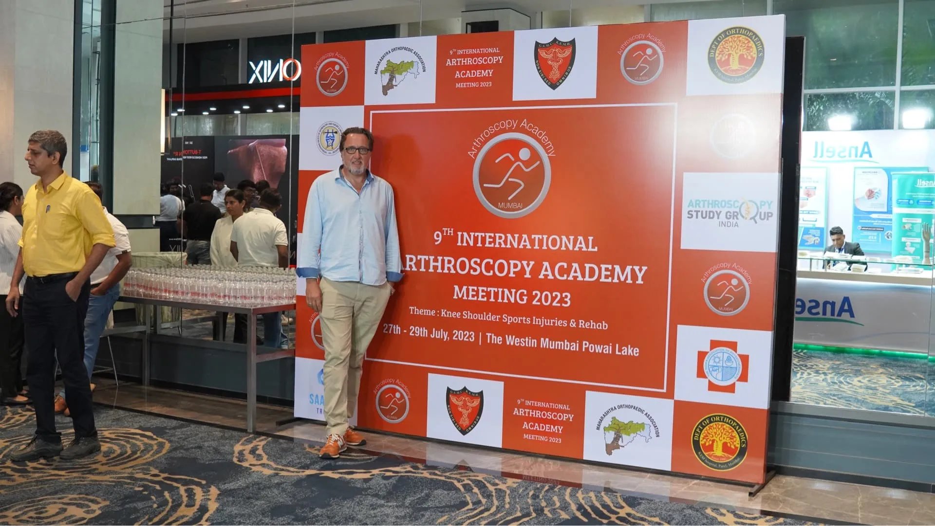 Foto von Dr. Olaf Beck auf dem Arthroscopy Academy Meeting 2023