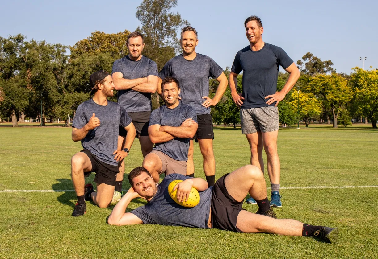An all-male Footy 7s team