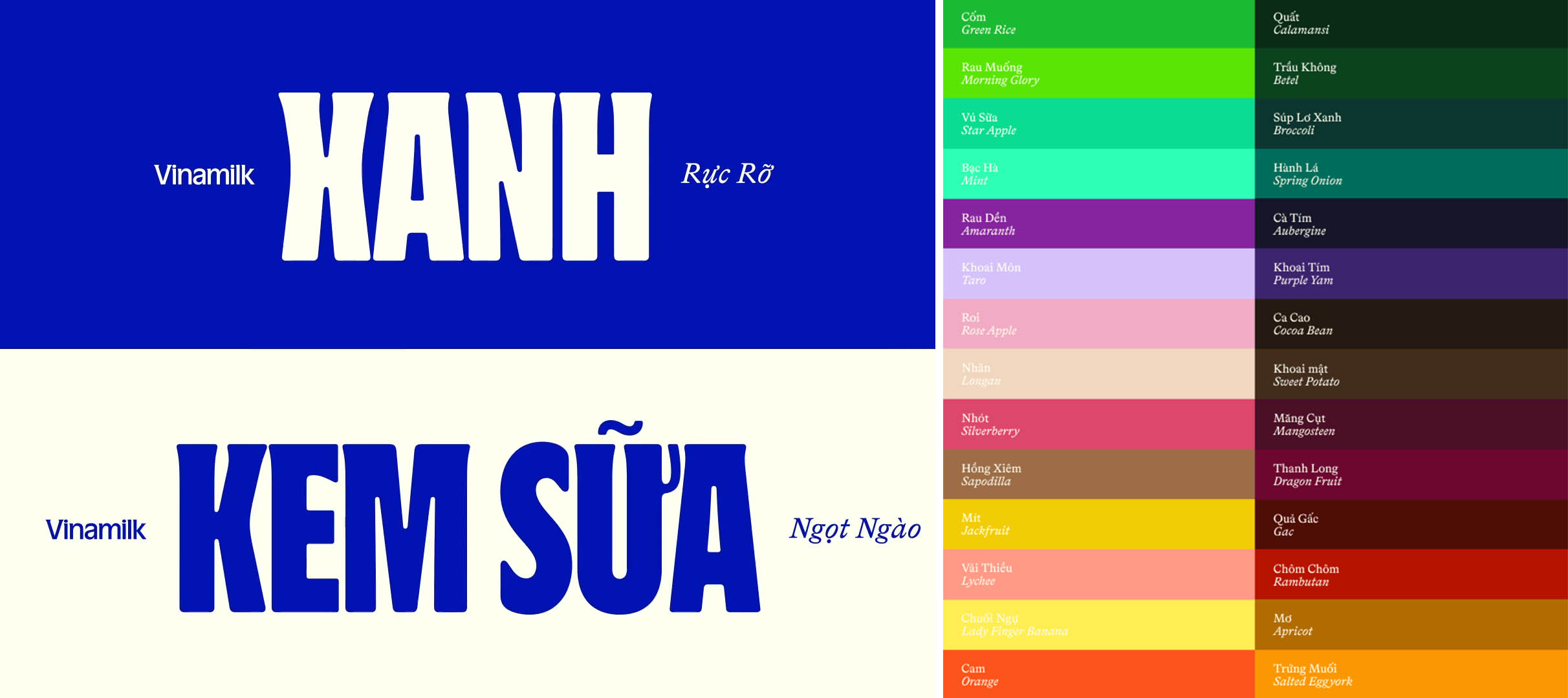 Vinamilk new logo and visual identity X Studio Duy and Megan Bowker