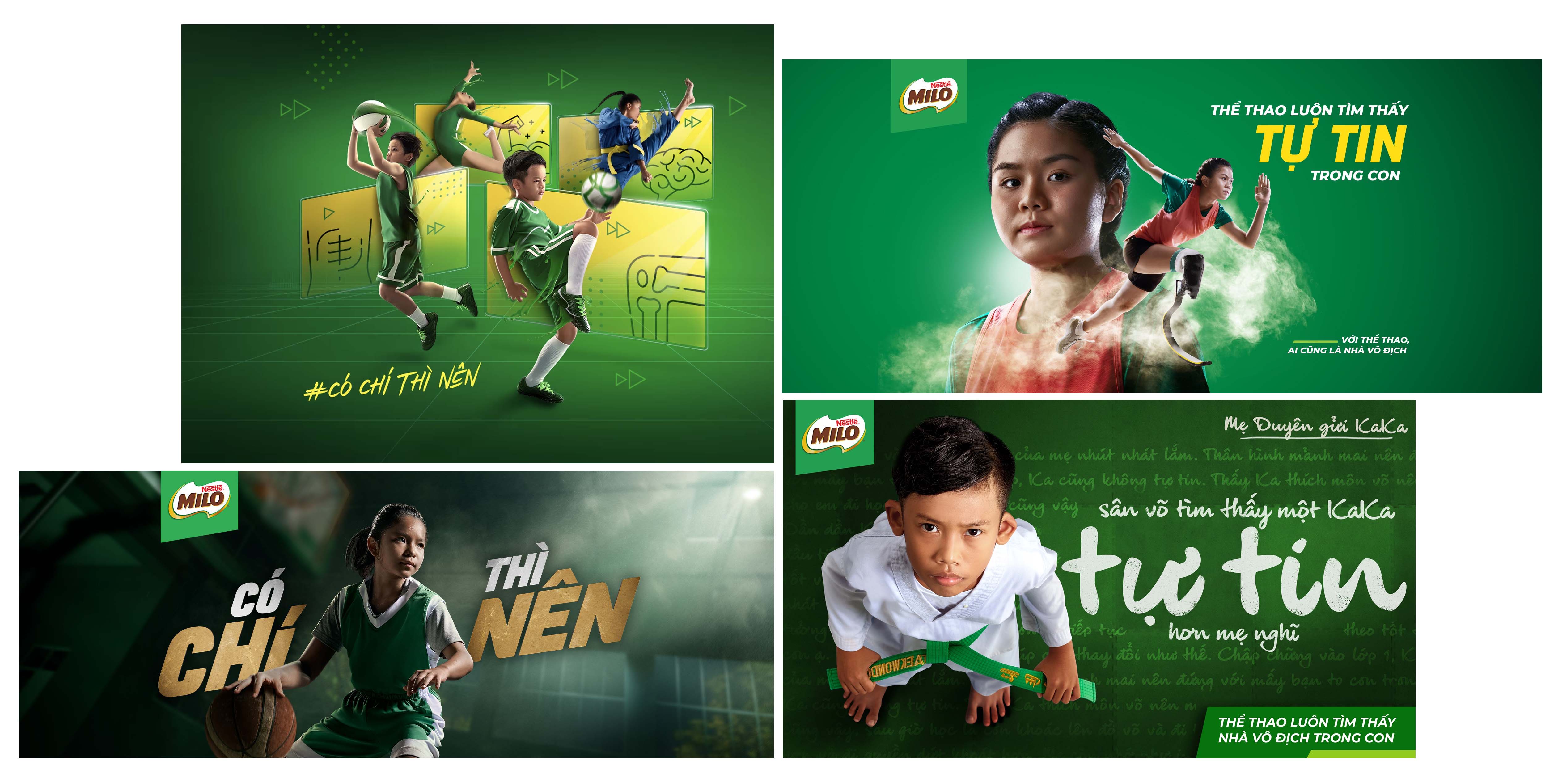 Nestlé Milo Vietnam latest logo and Visual identity