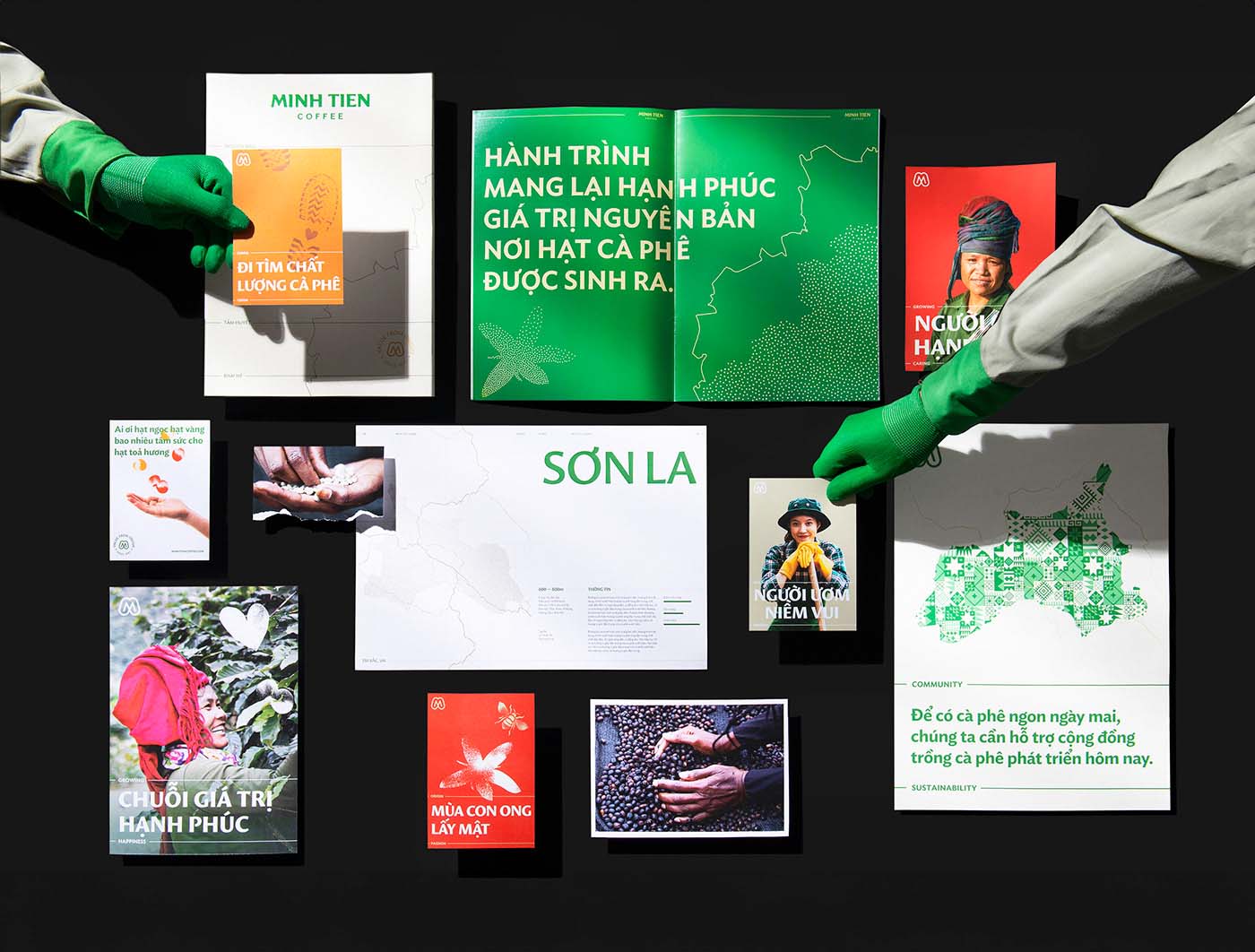 Minh Tien Coffee new logo and visual identity X Bratus