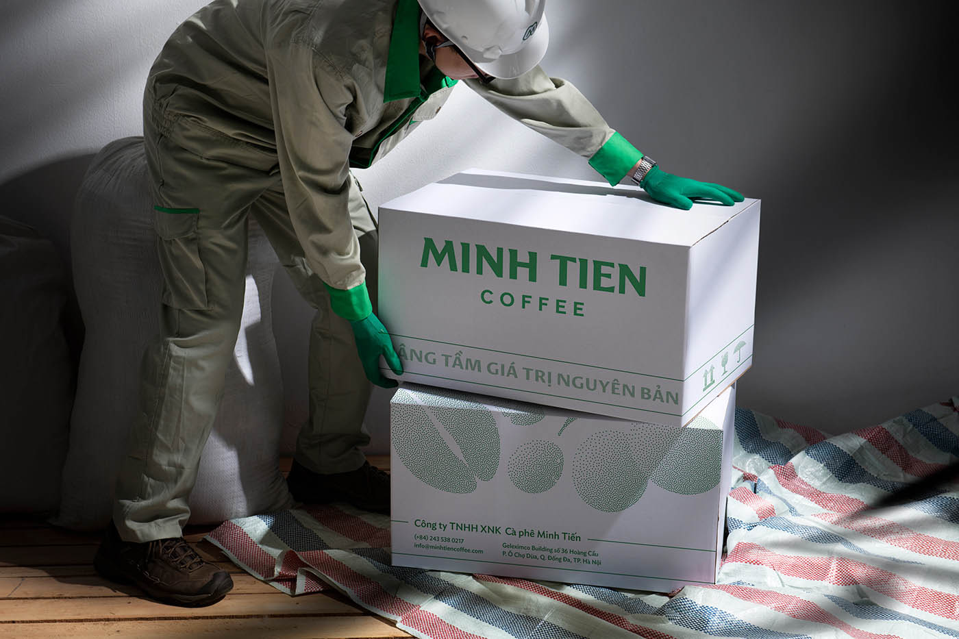 Minh Tien Coffee new logo and visual identity X Bratus
