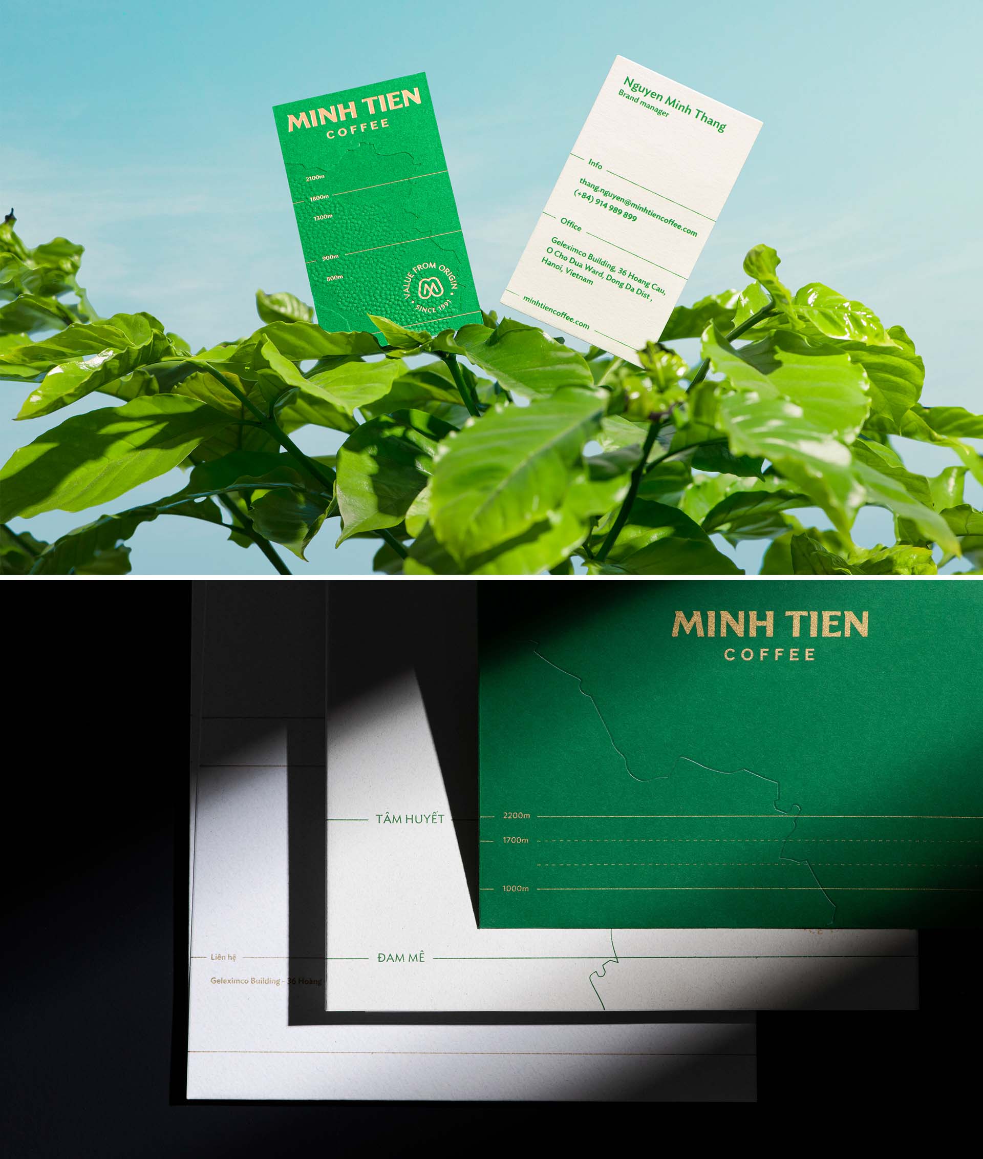Minh Tien Coffee new logo and visual identity X Bratus