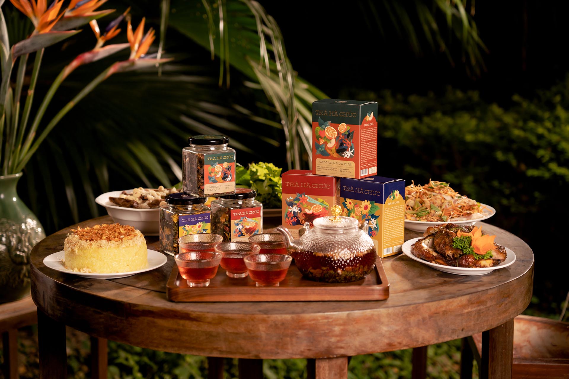 Ha Chuc Cascara Tea new logo and visual identity