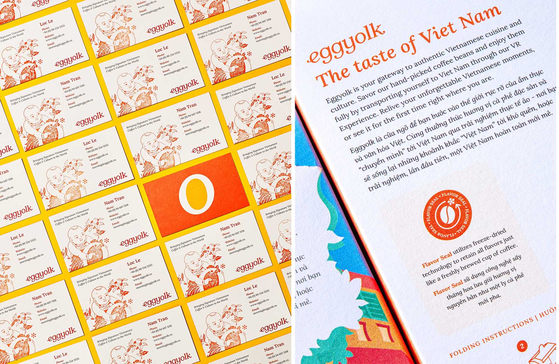 Eggyolk Coffee new logo and visual identity X Hands Collective 