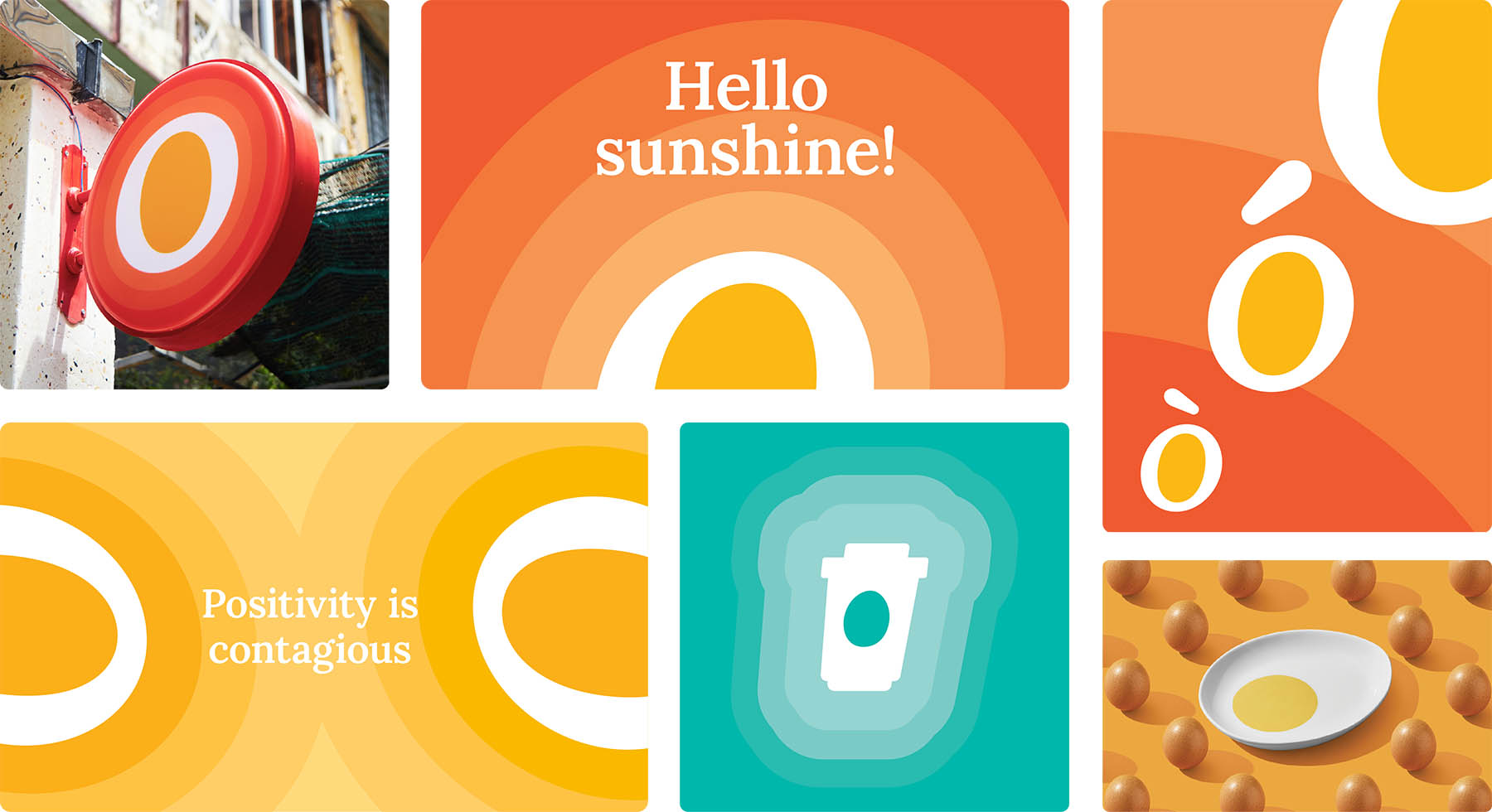 Eggyolk Coffee new logo and visual identity X Hands Collective 