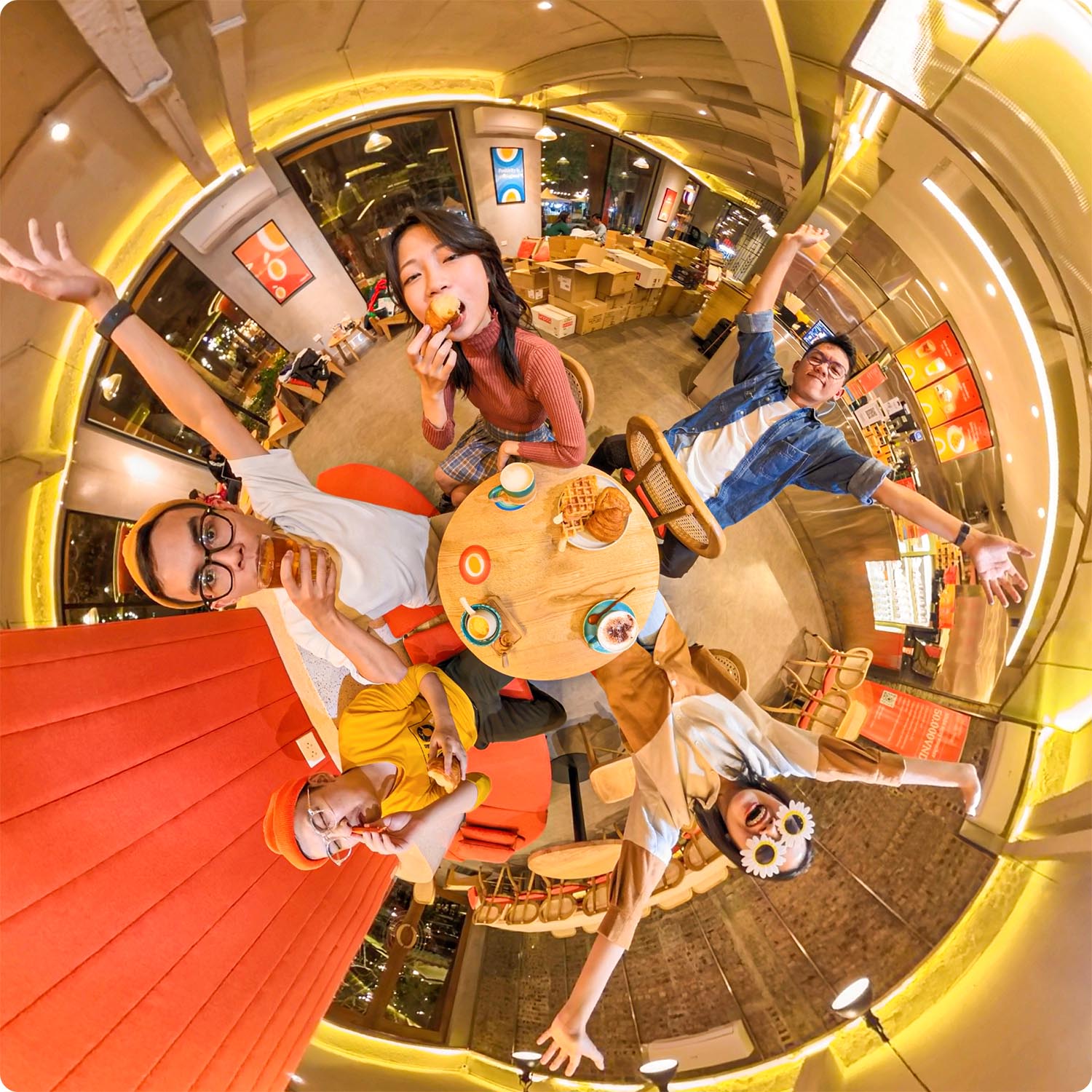 Eggyolk Coffee new logo and visual identity X Hands Collective 