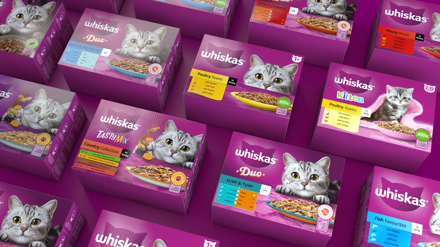 Whiskas Vietnam new logo and visual identity X Elmwood