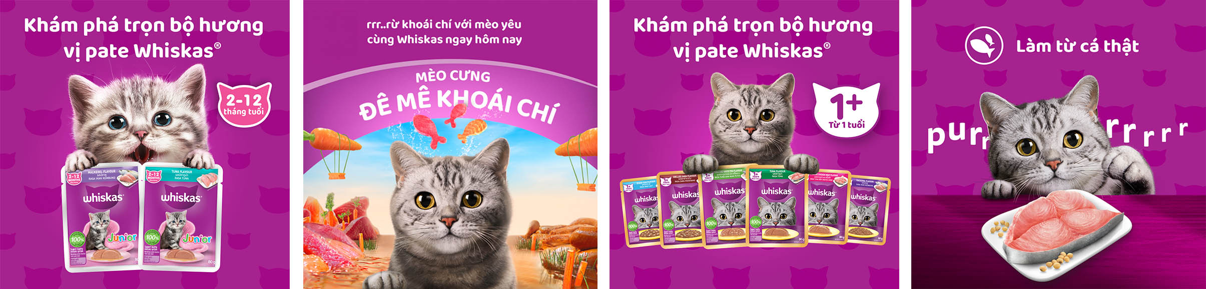 Whiskas Vietnam new logo and visual identity X Elmwood