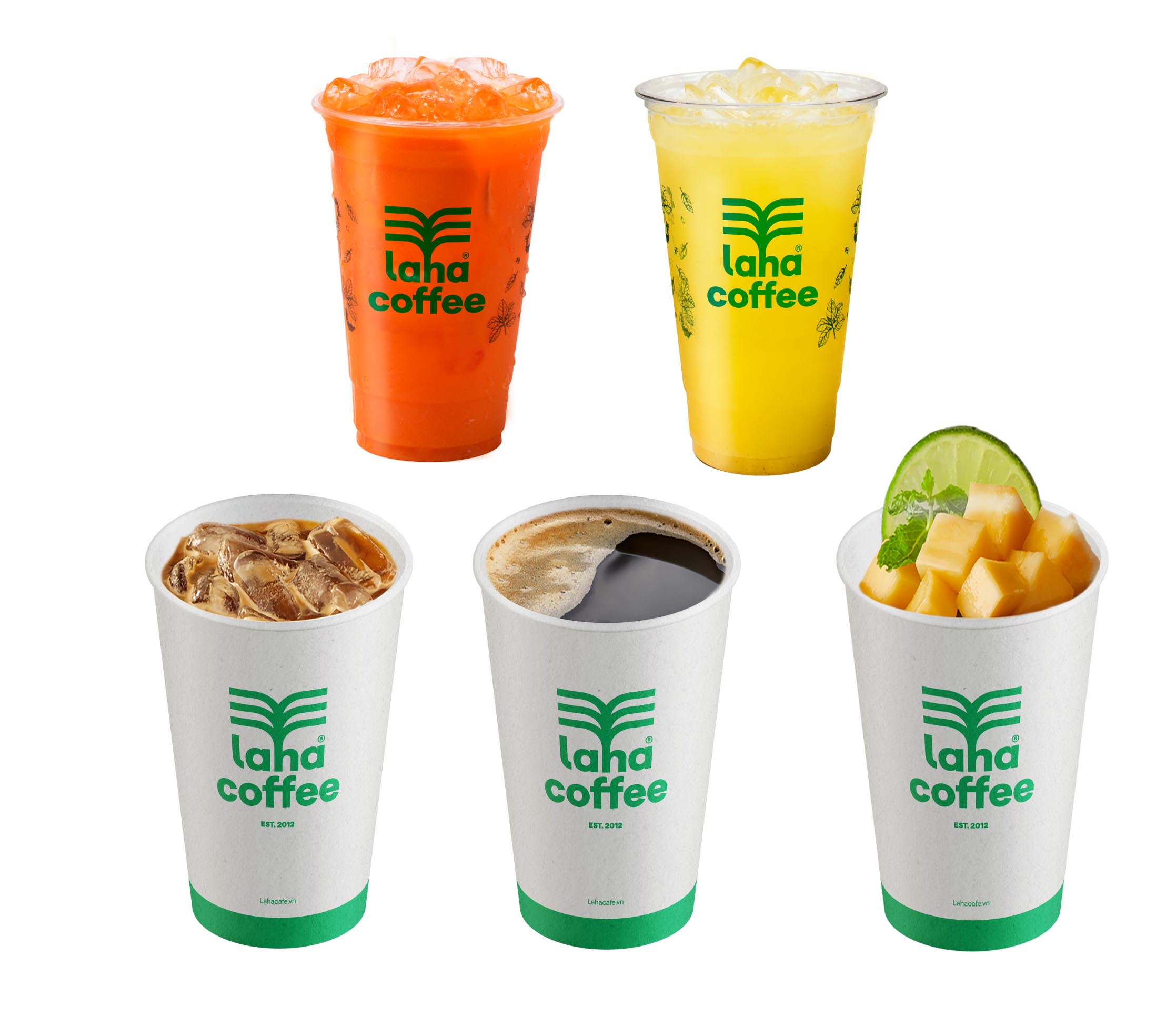 The new Laha Coffee cup design