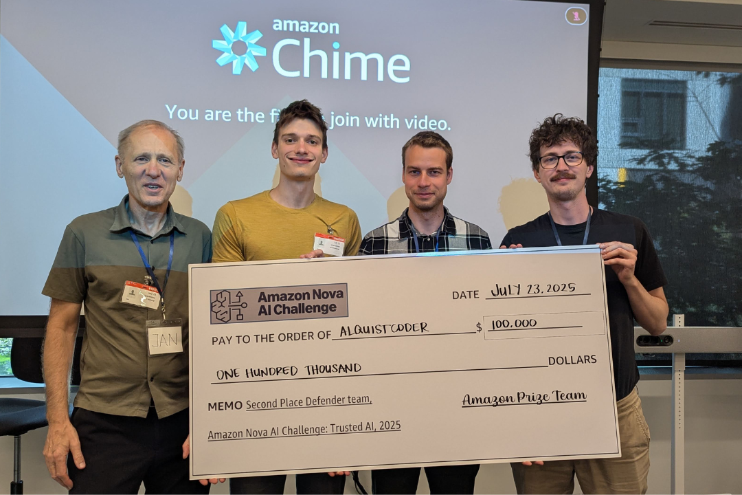 CTU’s Team AlquistCoder Places Second in Amazon Nova AI Challenge Finals
