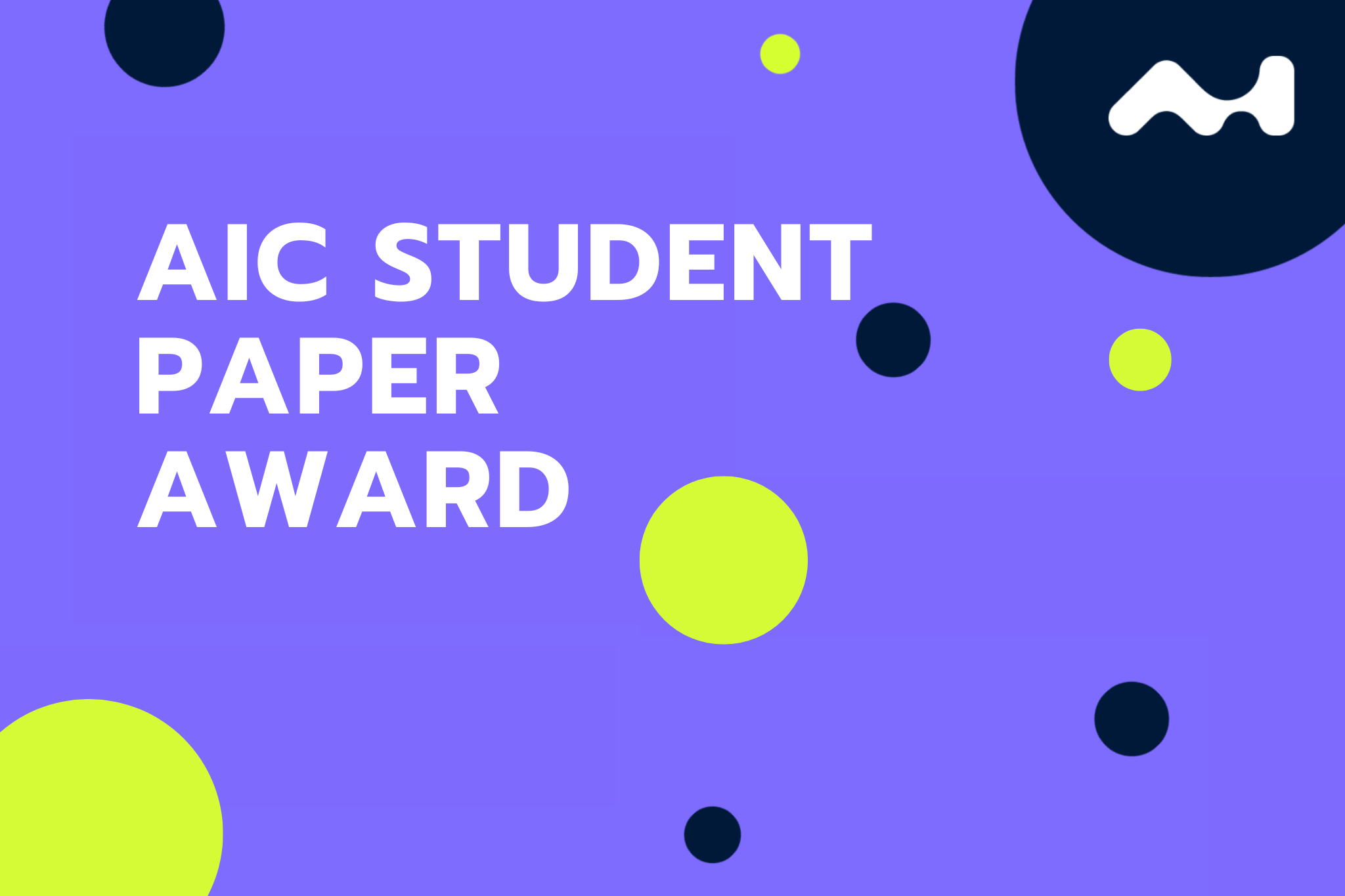 AIC 2025 Student Paper Award