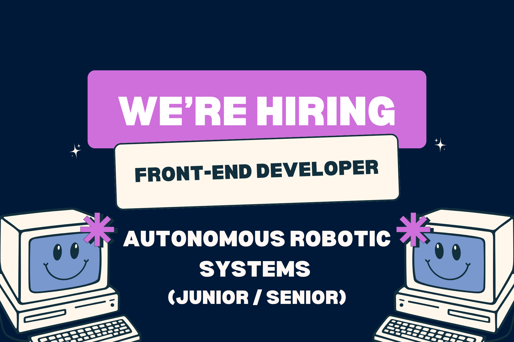 Front-end Developer – Autonomous Robotic Systems (Junior / Senior)
