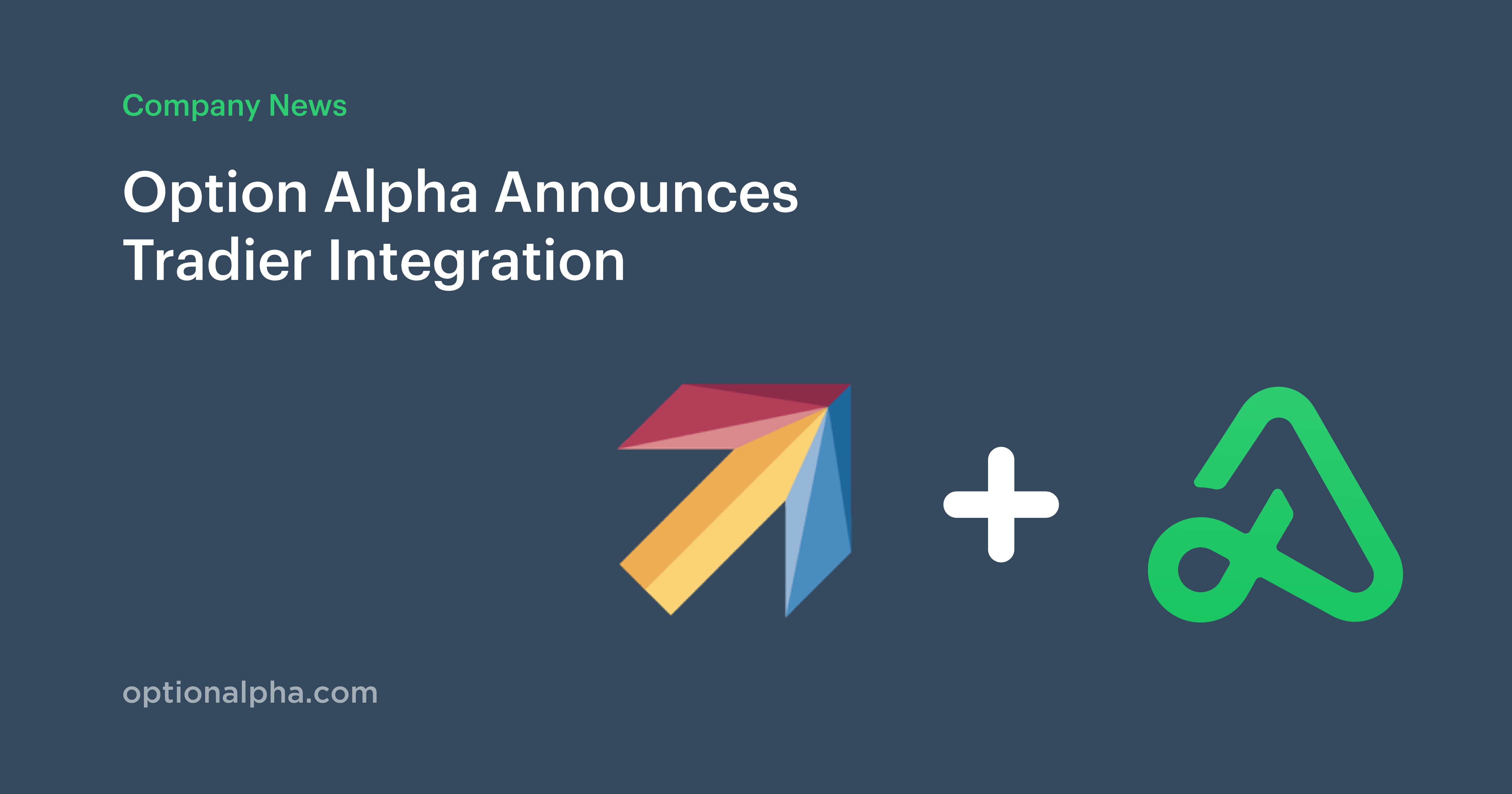 Option Alpha | Tradier Integration