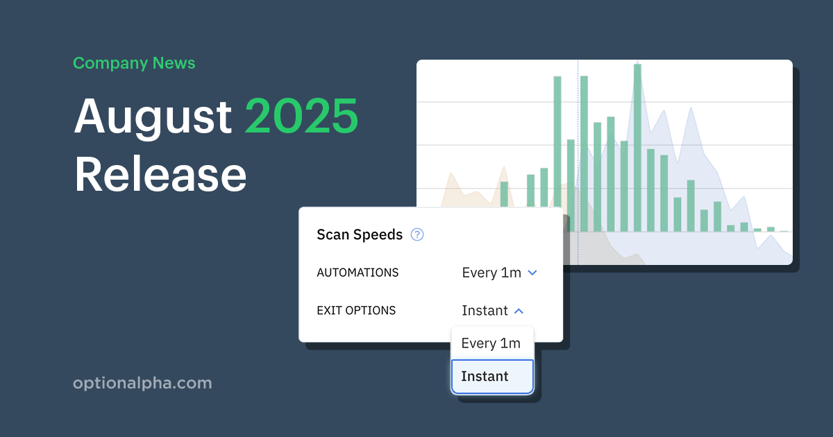 What’s New in Option Alpha: August 2025