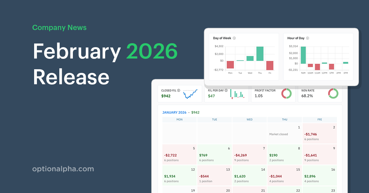 What’s New in Option Alpha: February 2026