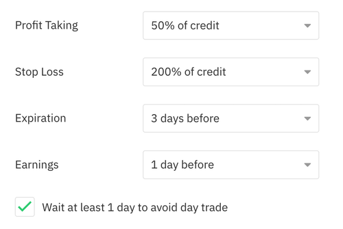 Position management dashboard