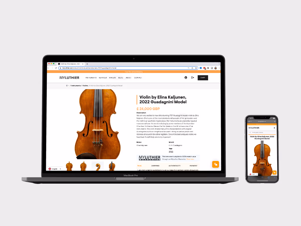 myluthier violin shop