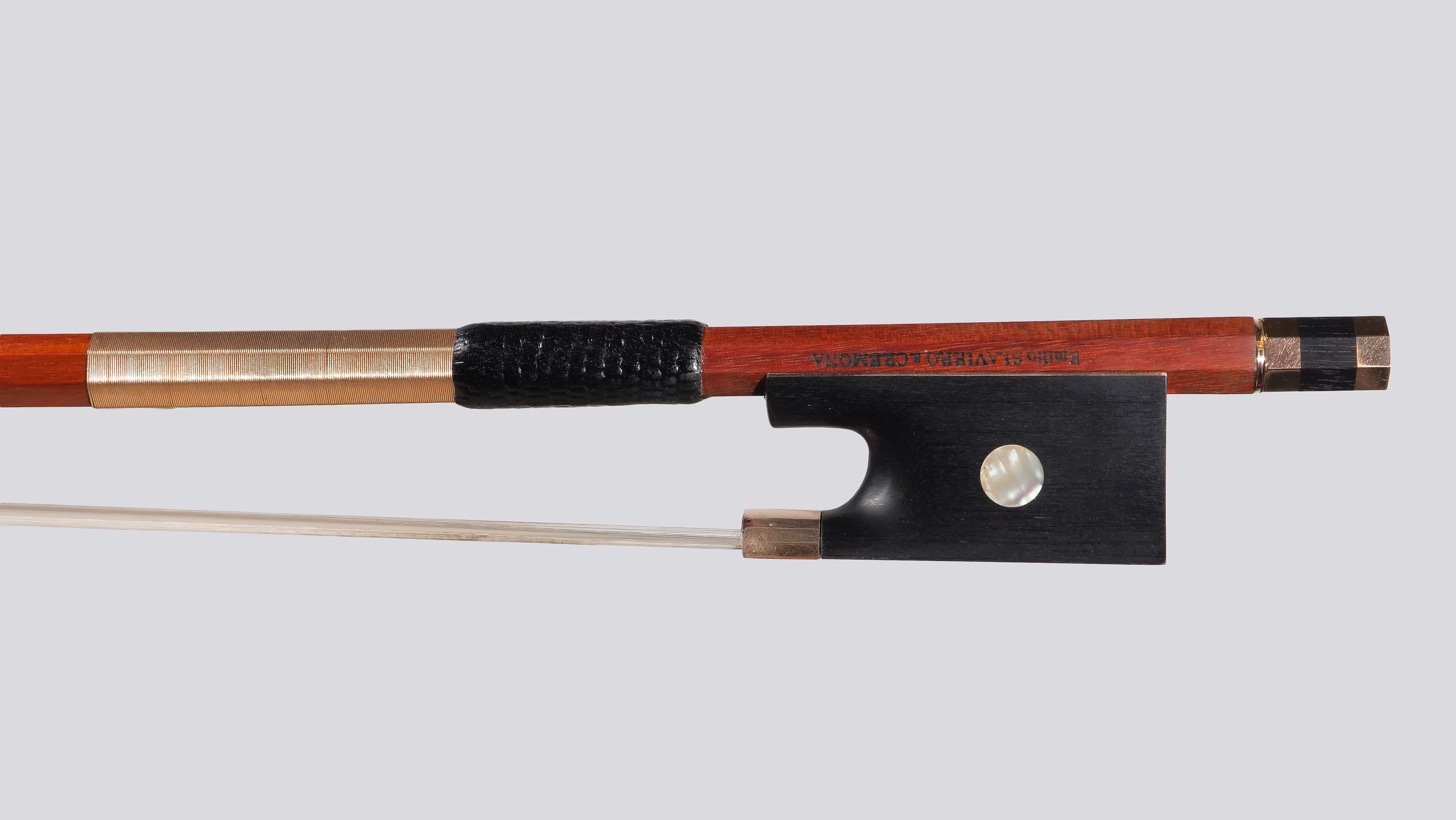Gold-Mounted Violin by Bow by Emilio Slaviero, Cremona