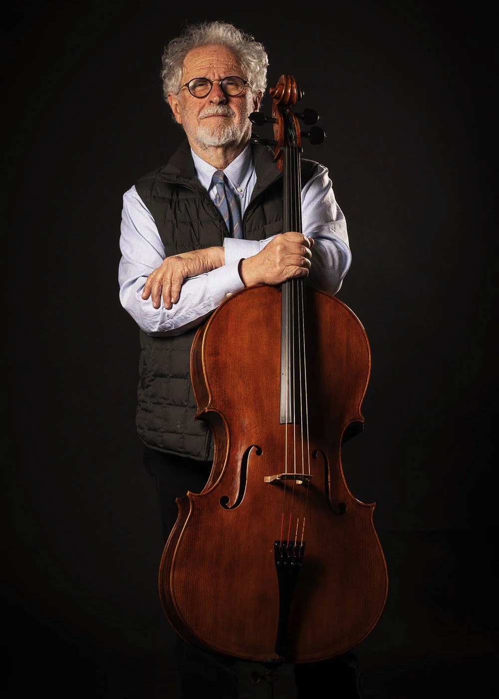 Paolo Vettori with a cello