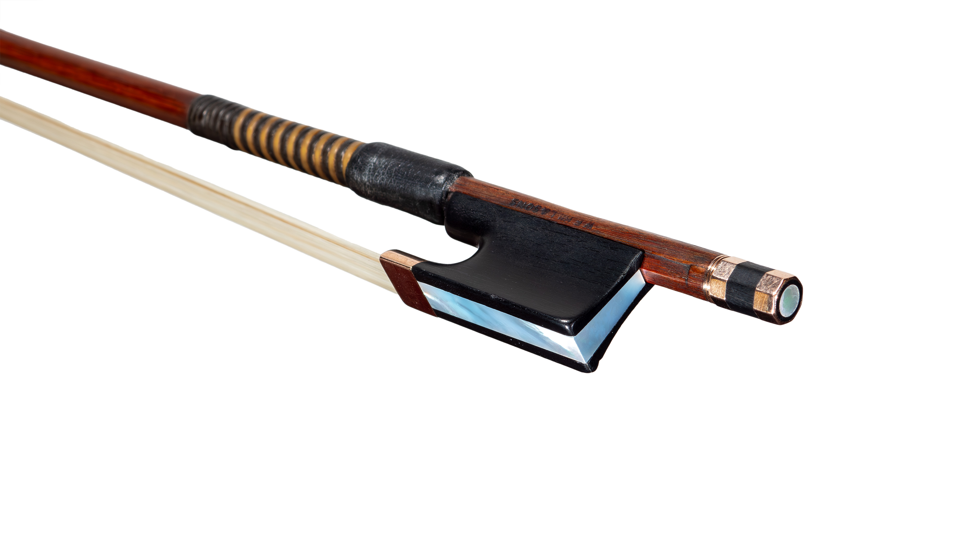 Gold Mounted Violin Bow by W.E. Hill and Sons, London c.1910 to 1920