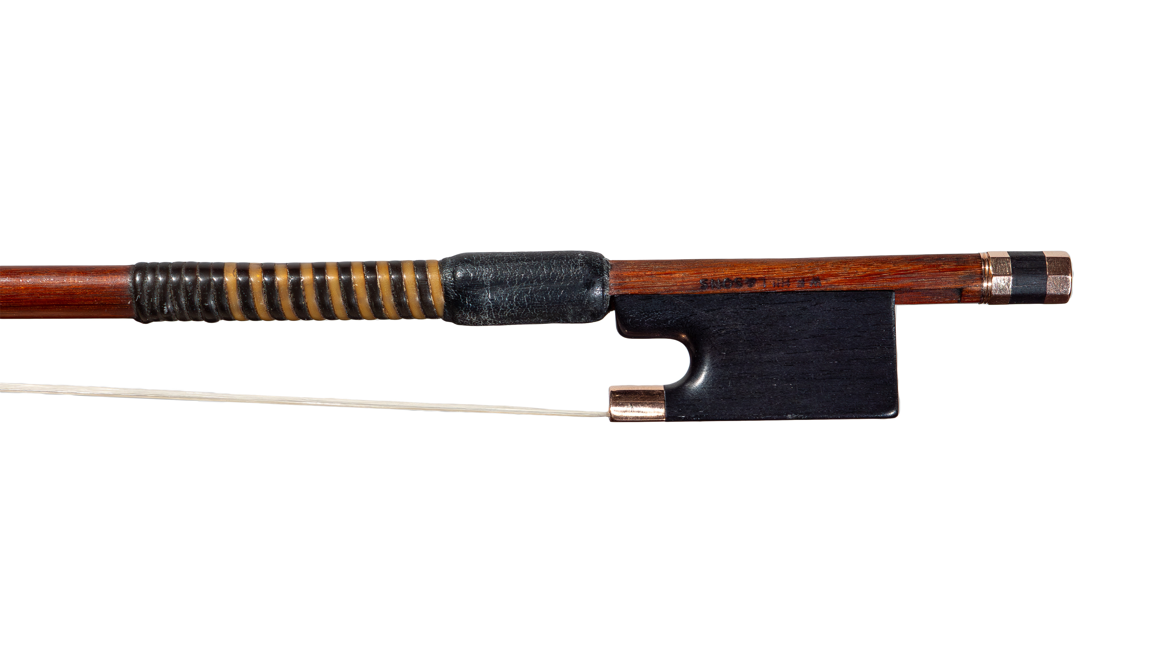 Gold Mounted Violin Bow by W.E. Hill and Sons, London c.1910 to 1920