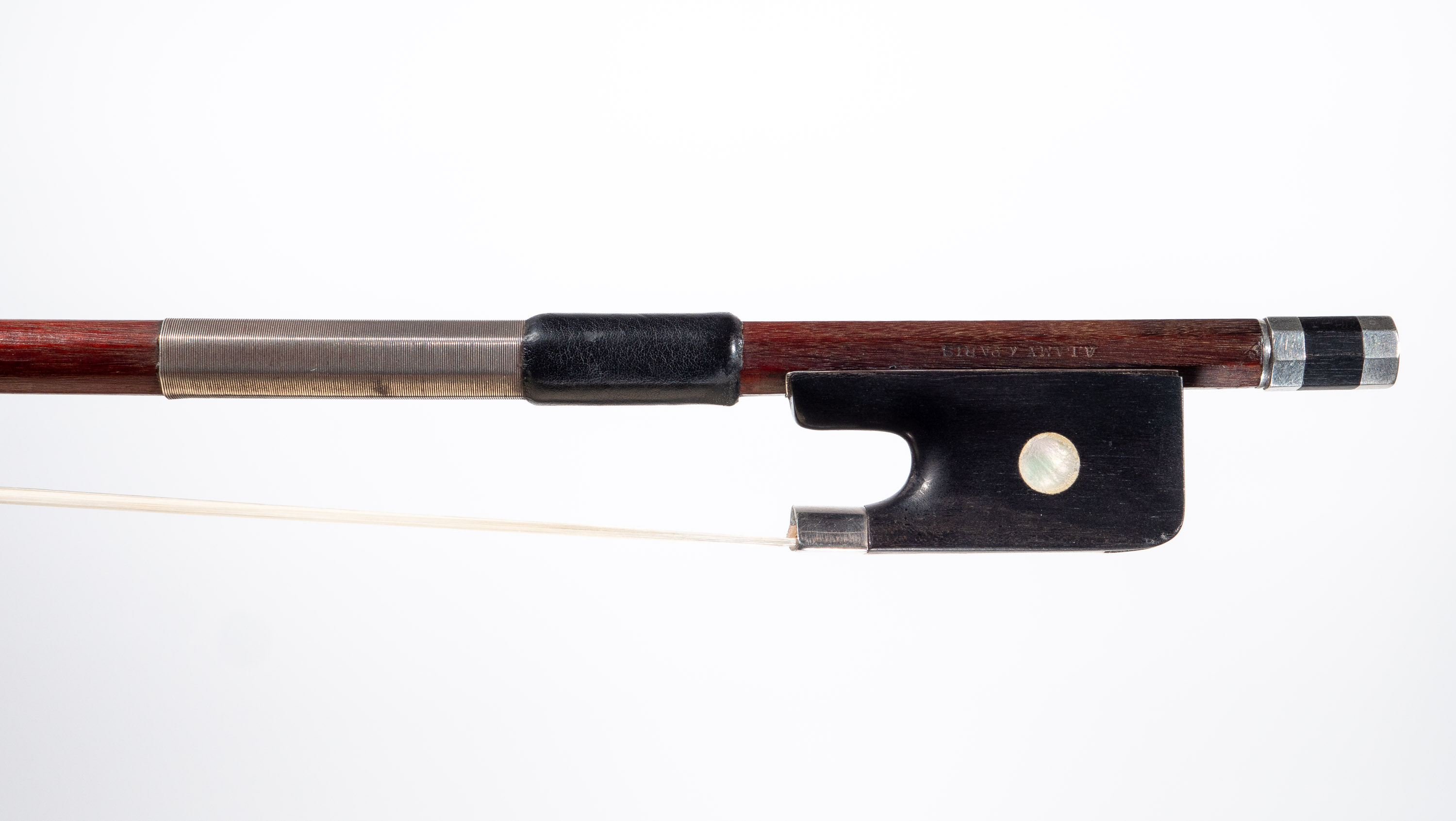Silver Mounted Cello Bow by Joseph Alfred Lamy Père, Paris c.1900