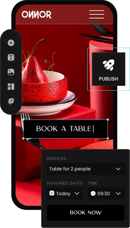 Website onnor mobile version