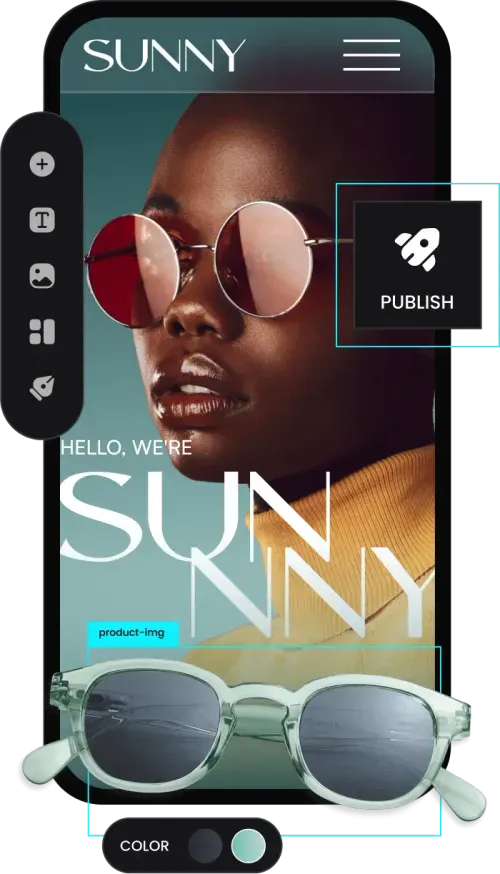 Website sunny mobile version