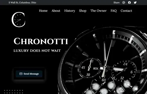 Website examples by UENI