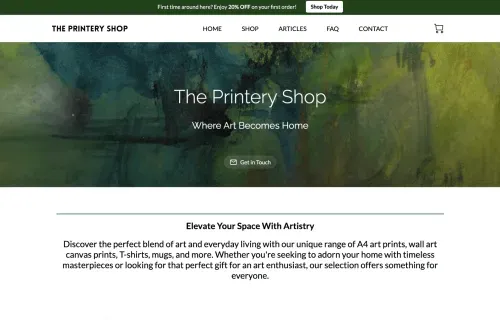 Website examples by UENI