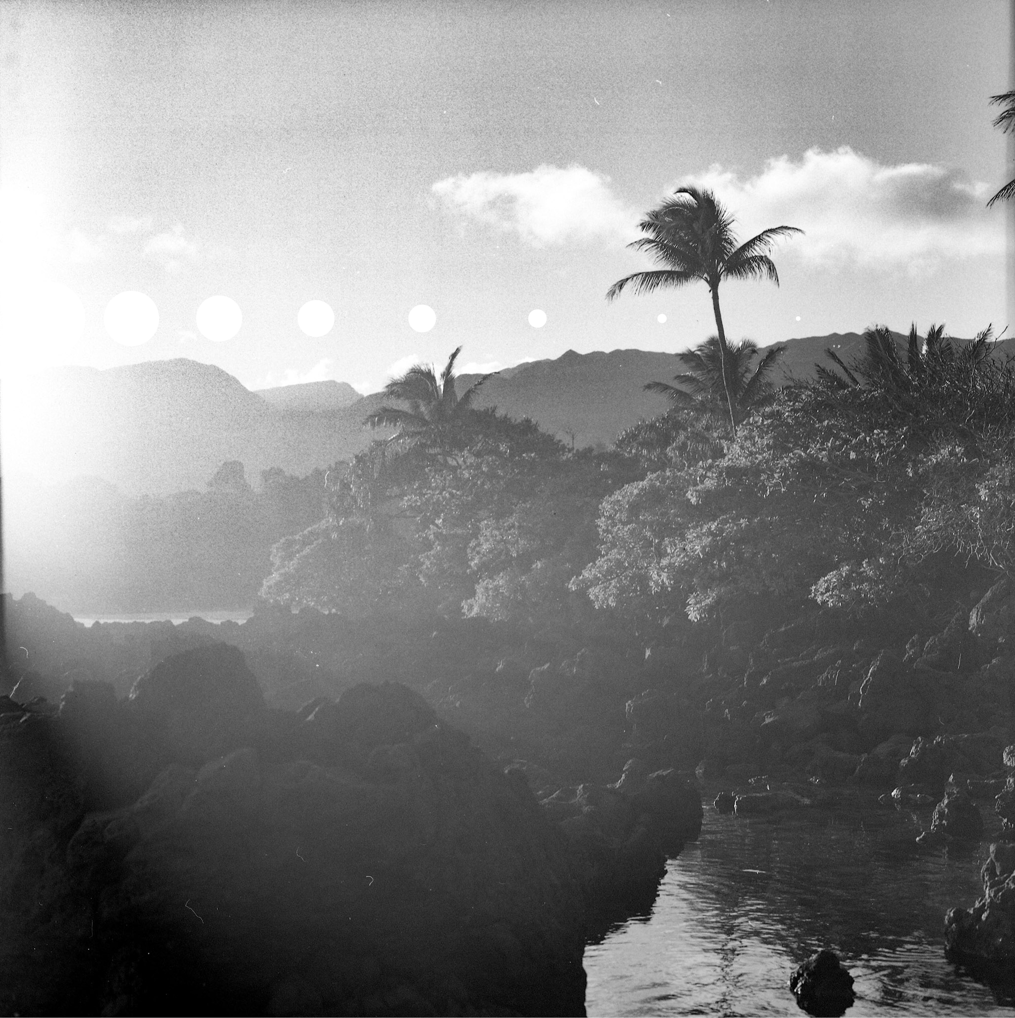 An illustration loosely depicting a feeling of self reflection.