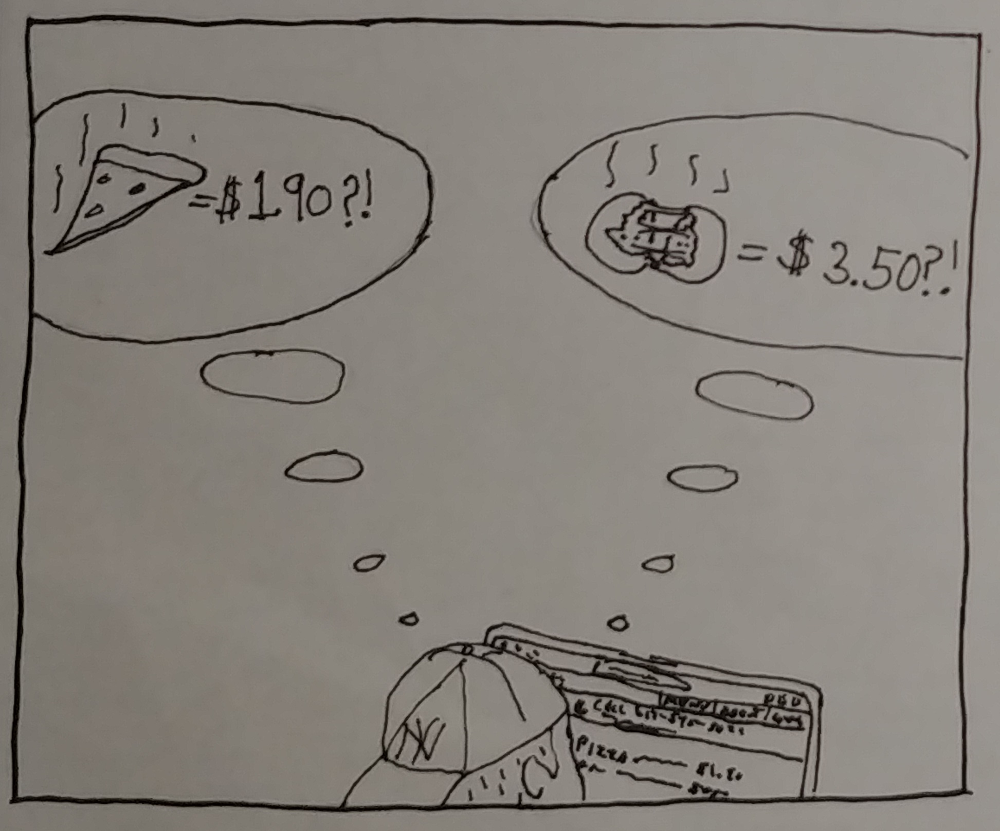 Tony thigs about food and the prices