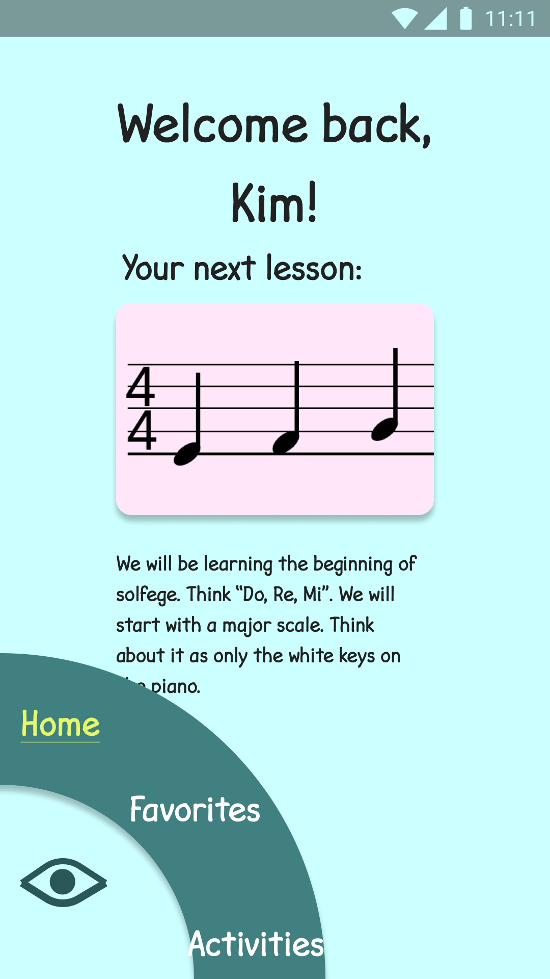 Homepage prototype
