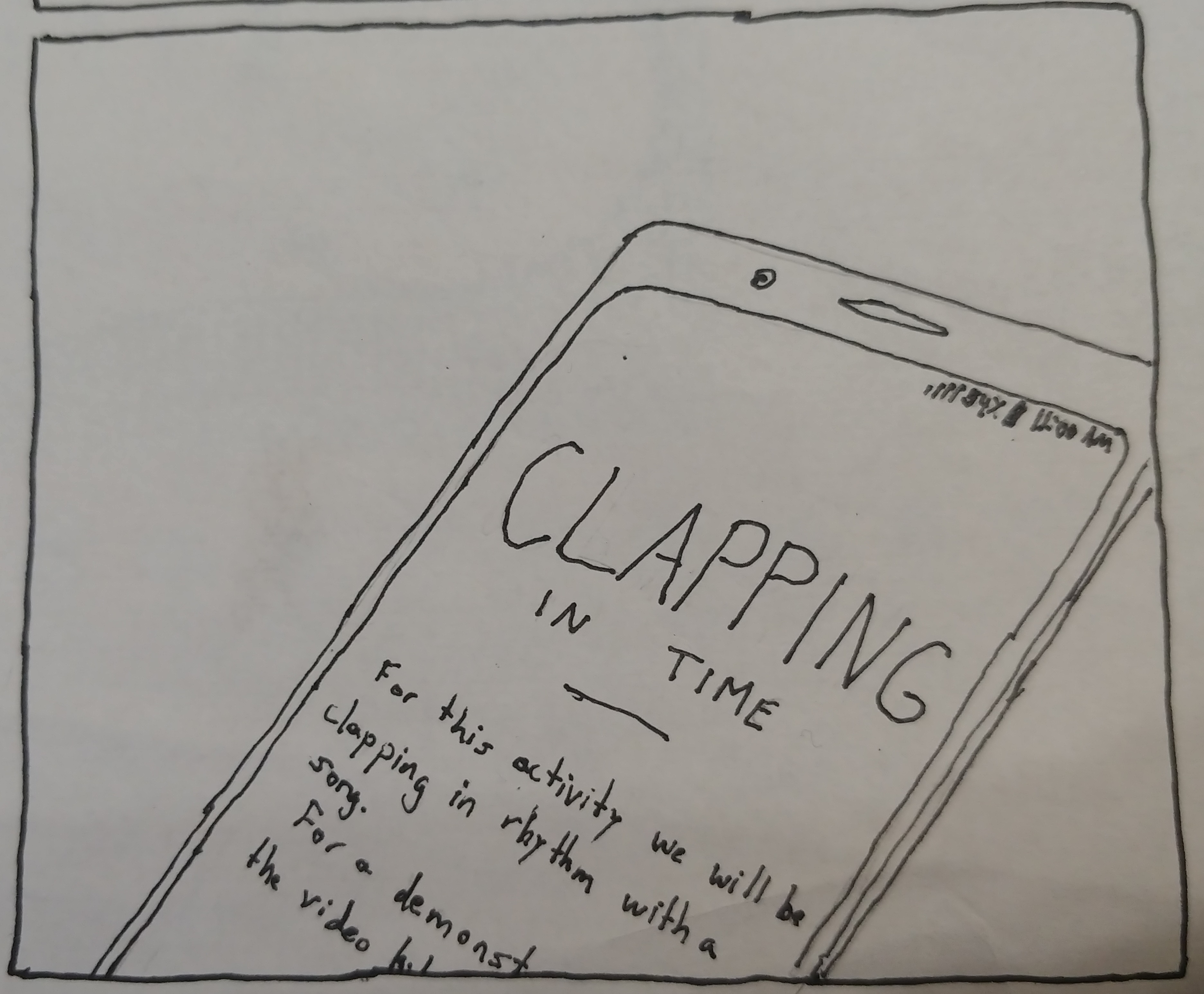 Mom reading how to clap in time