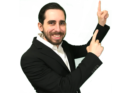 Image of Tom directing you to click a link above