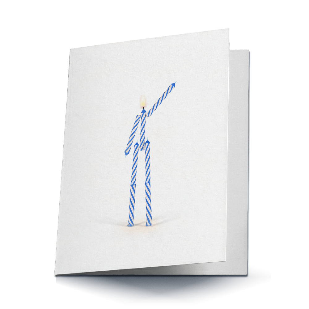 Vertical greeting card