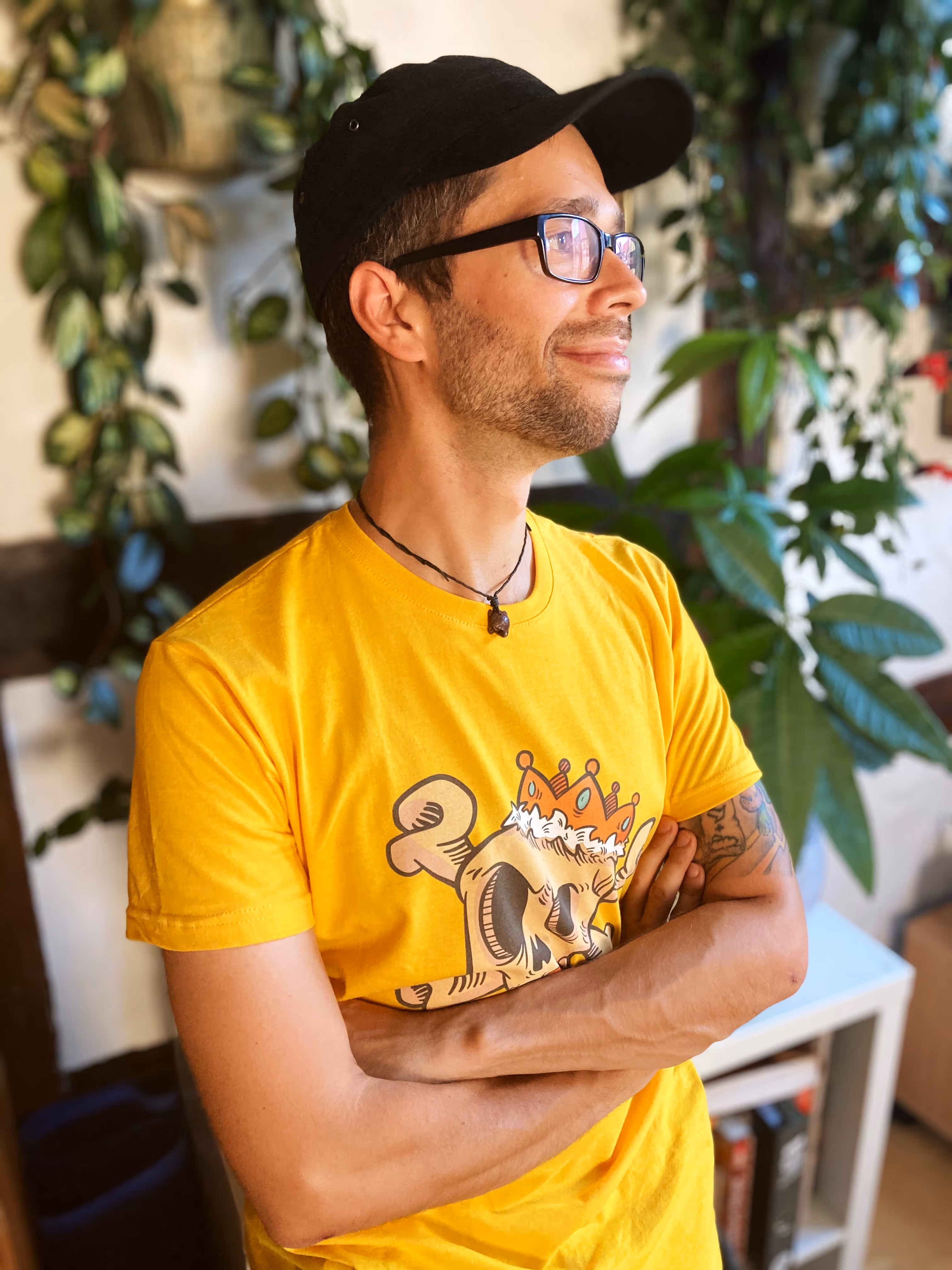 a portrait of julian reichel the owner of quillustration.de