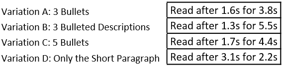 reading stats on key message
