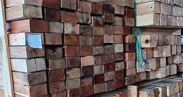 Reclaimed timber salvage for furniture