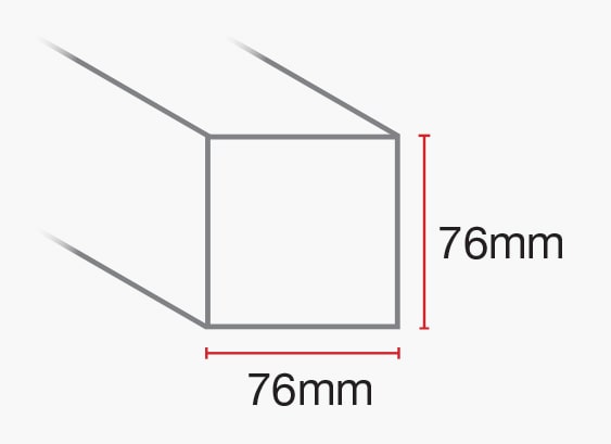 Pre used kiln dried Pine 76 x 76