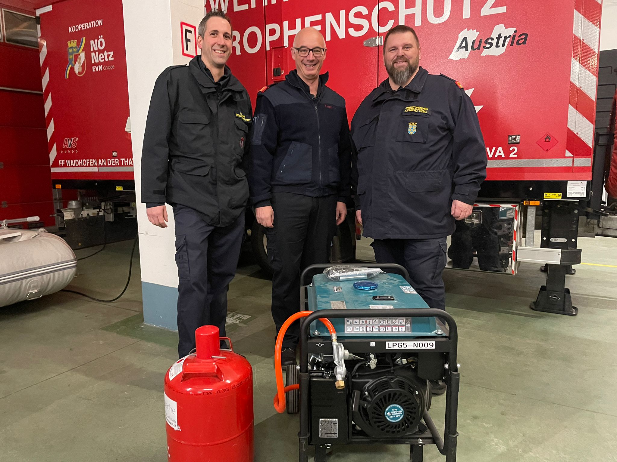 Notstromaggregat übergeben