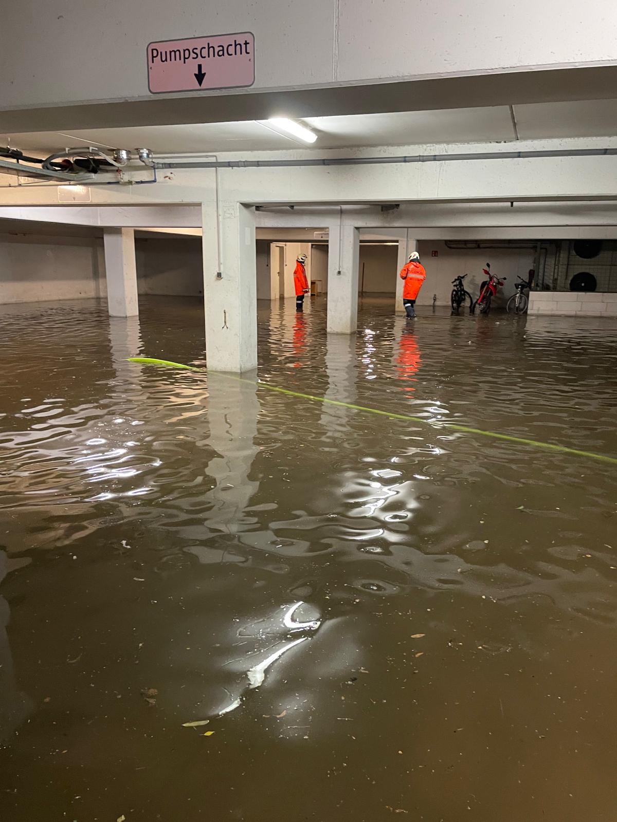 Unwettereinsatz im Stadtgebiet