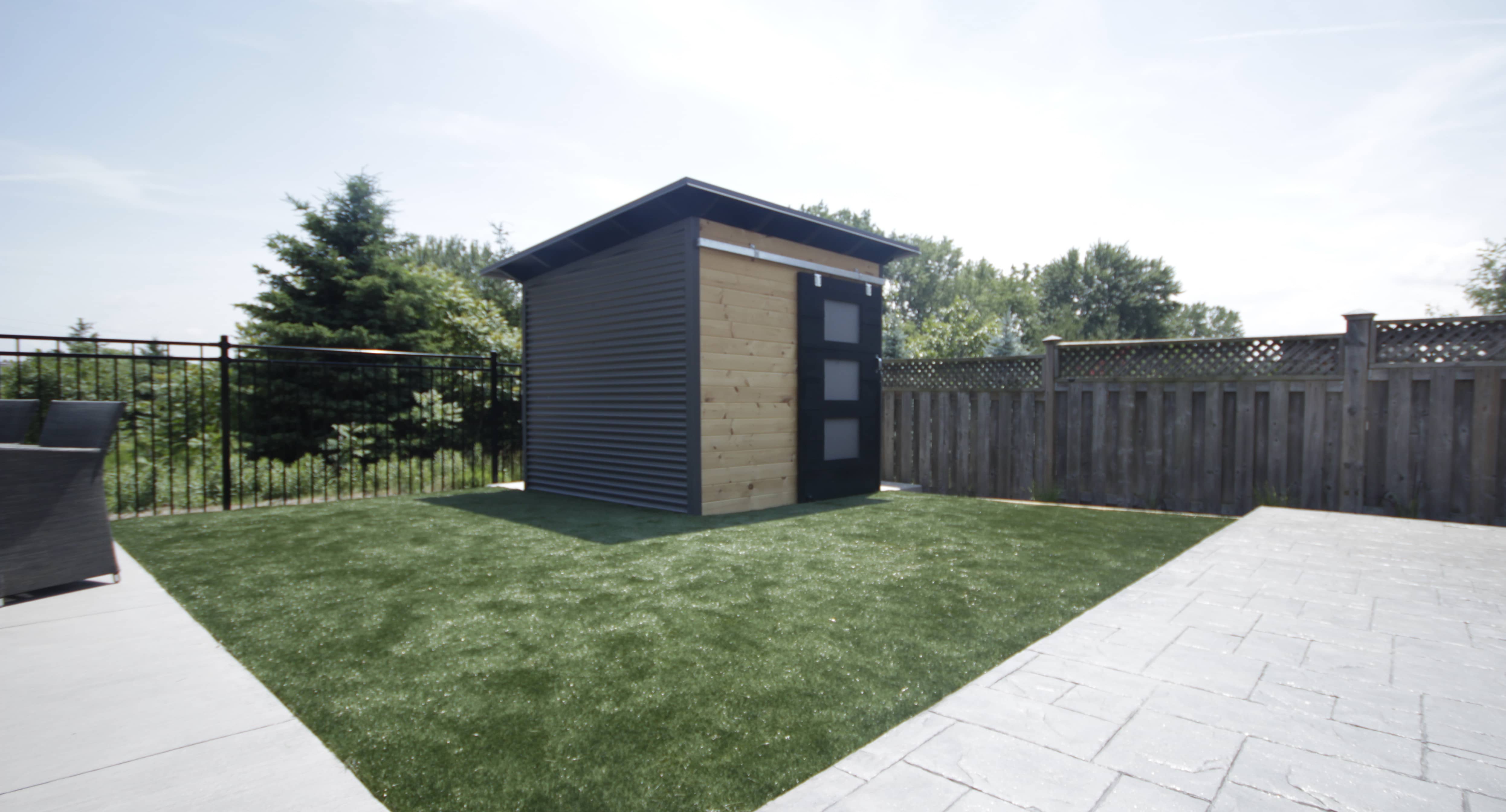 8x8 Modern Garden Shed