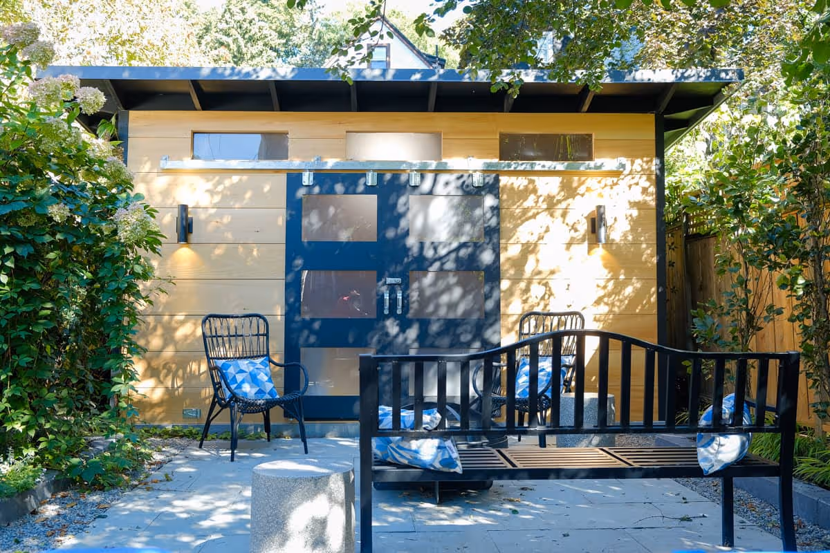 Modern Cube Shed Richmond Hill