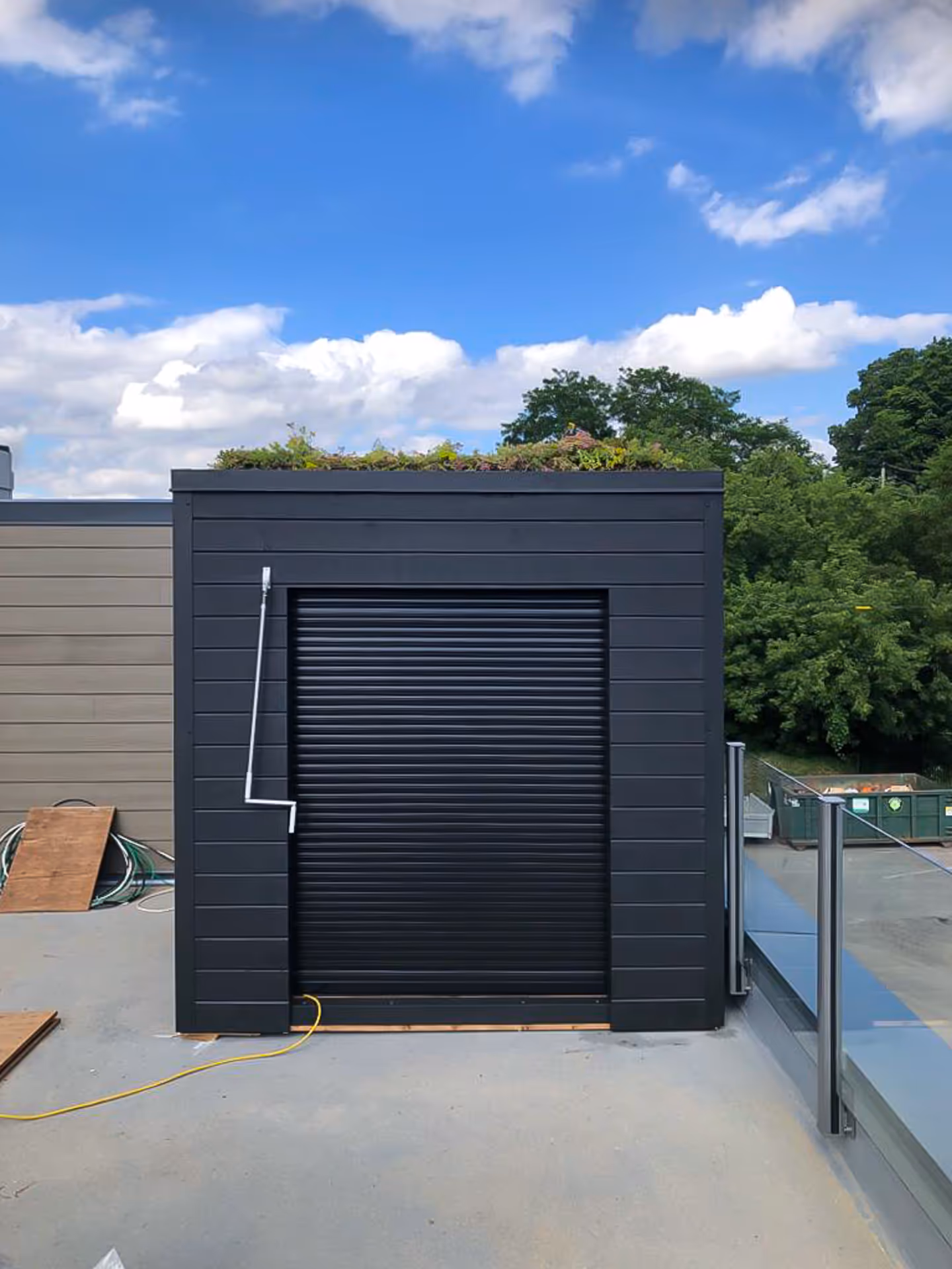 Eco Shed in Paris Ontario all in black