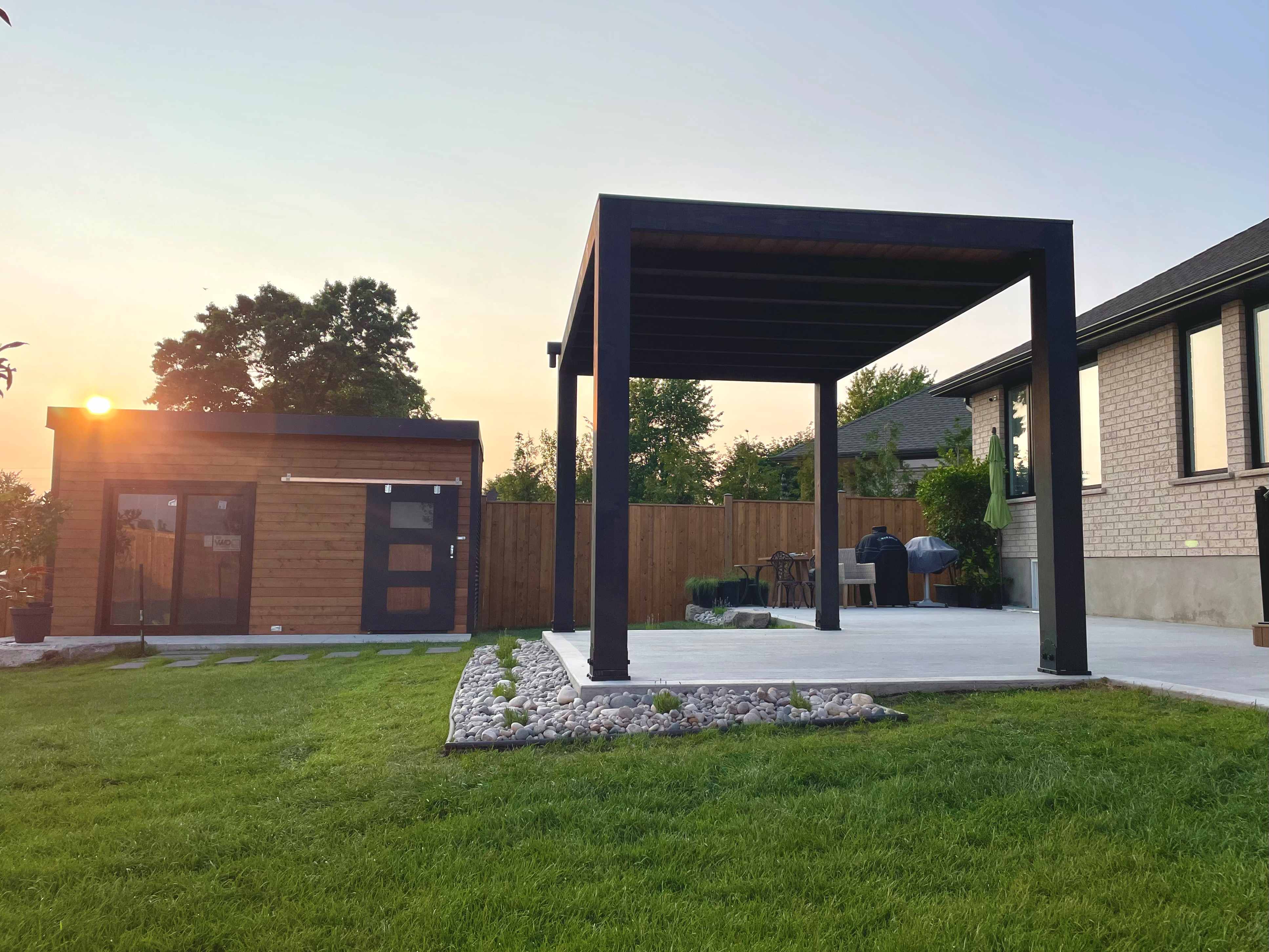 Custom Pergola in Ontario for sun shade