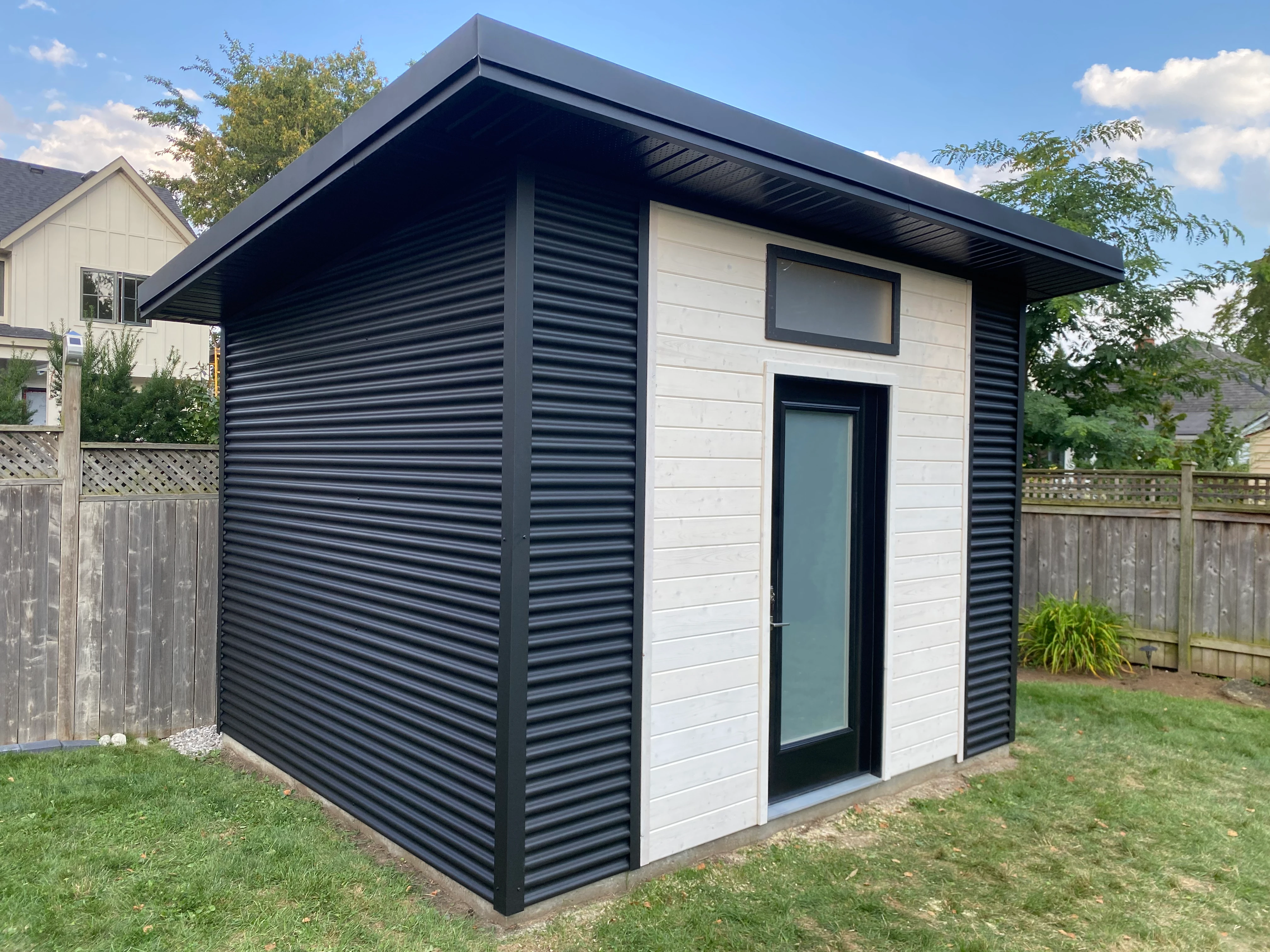 Bar Shed with Double Doors Poolside